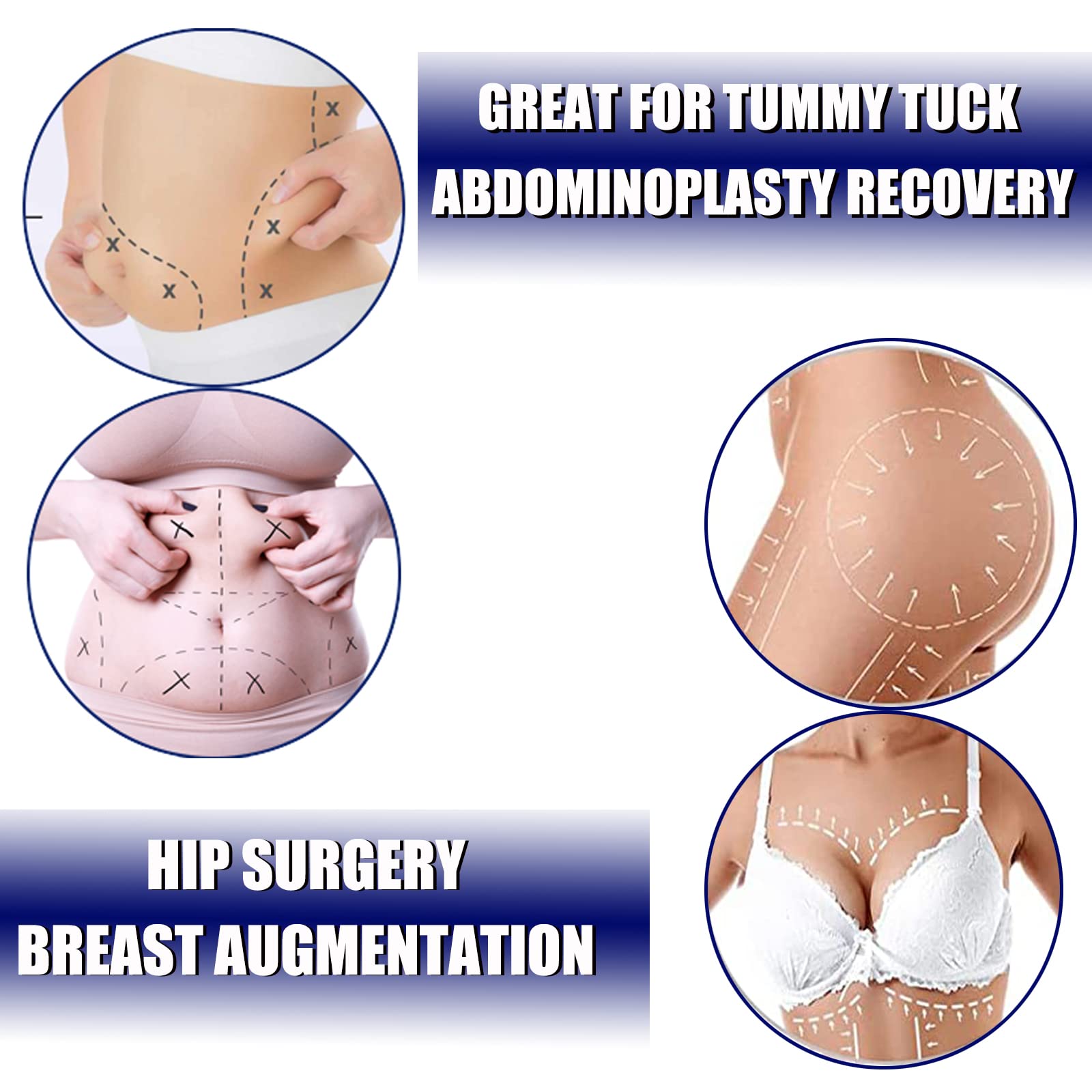 3 Pack Lipo Foam Ab Board Post Surgery Liposuction Abdominal Compression Board BBL Lumbar Molder Backboard for Liposuction - THE BEAUTY ANATOMY