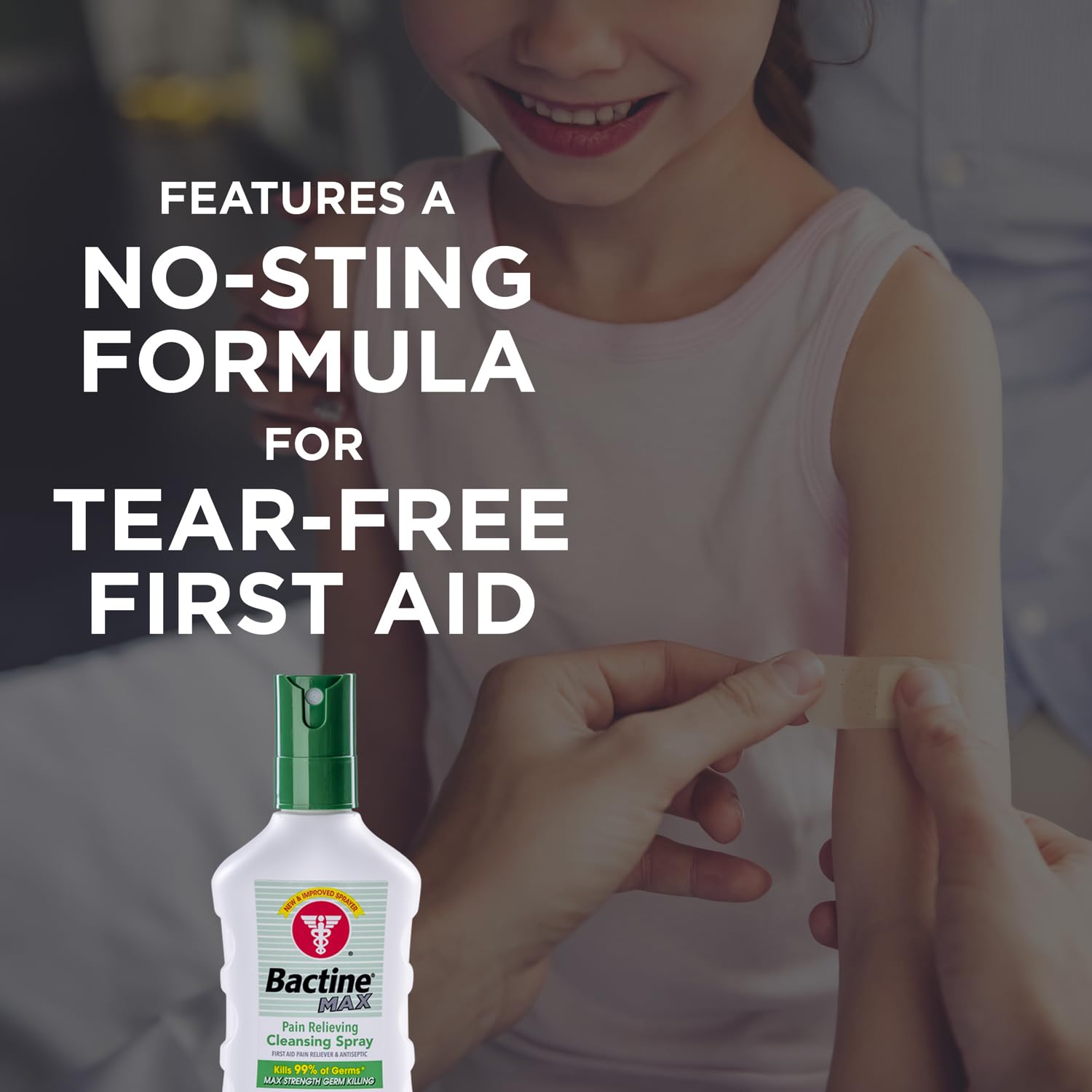 Bactine MAX First Aid Spray - Pain Relief Cleansing Spray with 4% Lidocaine - Numbing Lidocaine Spray Kills 99.9% of Germs - Pain + Itch Relief for Minor Cuts, Burns & Bug Bites - 5oz, 2 Pack - THE BEAUTY ANATOMY