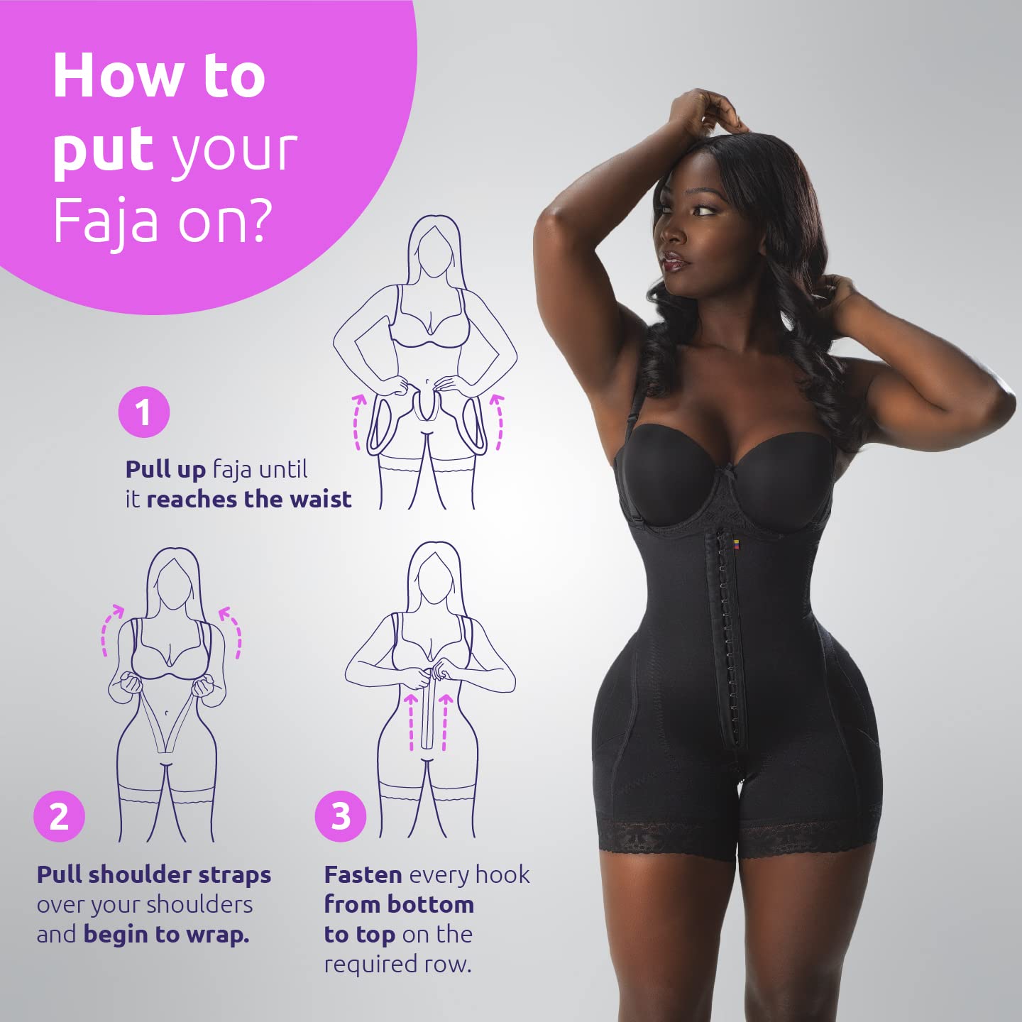Body Suits BBL Post Surgery Compression Garment - THE BEAUTY ANATOMY