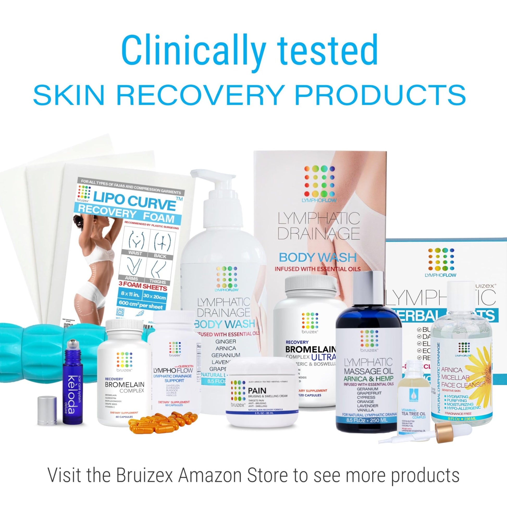 Bruizex Fibrosis Treatment Cream for Liposuction & BBL Post Surgery Recovery For BBL, Tummy Tuck, Works with MLD Body Massager Tools, Faja, Lipofoam, Essential Oils Infused, 4 Oz - THE BEAUTY ANATOMY