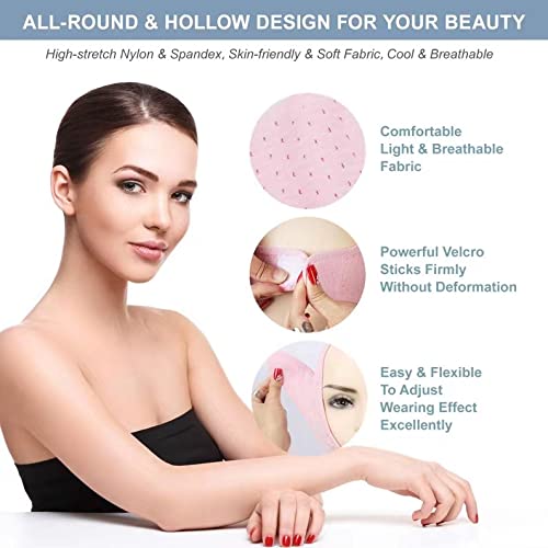 Double Chin Reducer Double Chin Eliminator V Line Lifting Mask Chin Strap for Double Chin for Women Double Chin Strap Face Slimming V Shaped Belt Reusable Facial Slimmer Shaper For Women and Men - THE BEAUTY ANATOMY