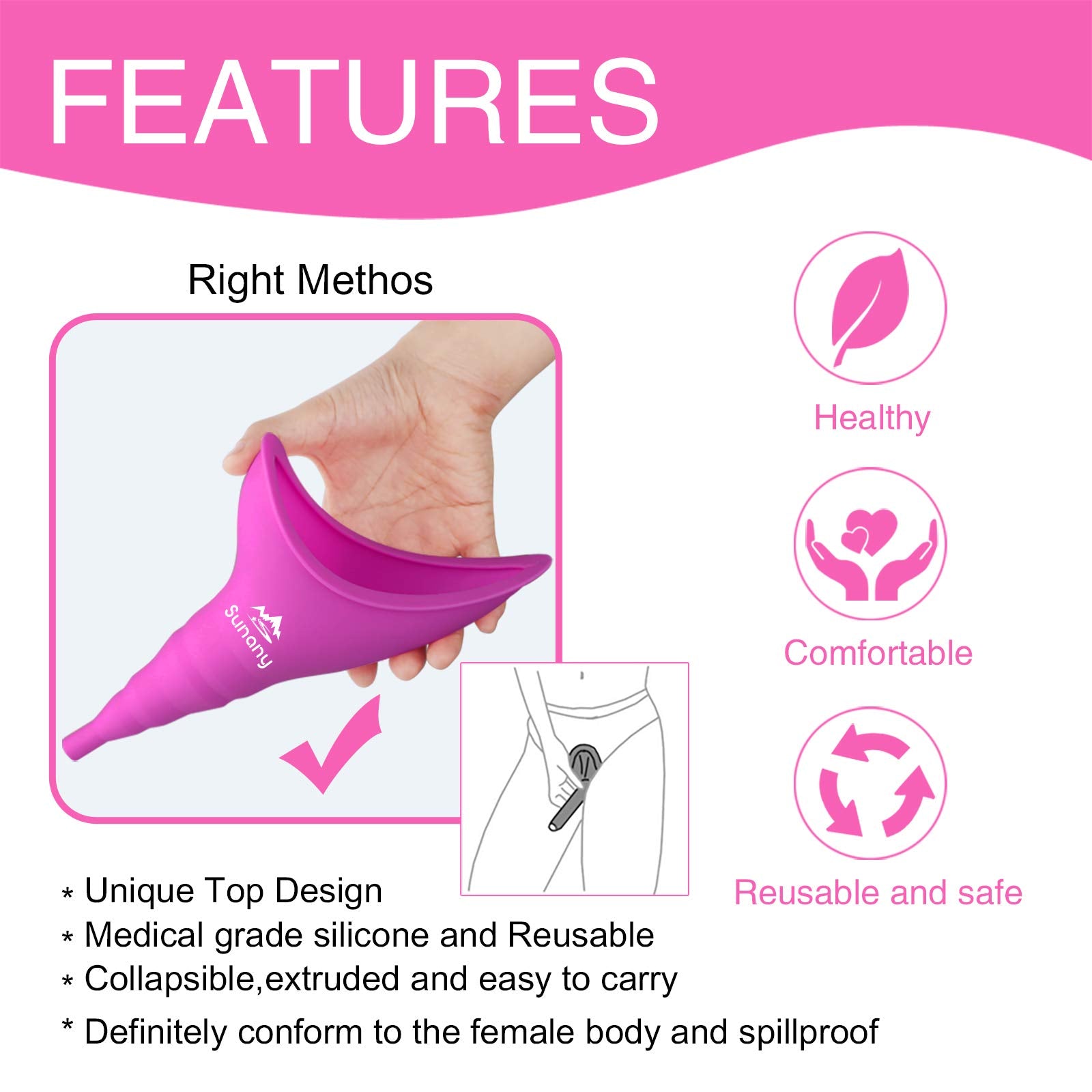 Female Urination Device - THE BEAUTY ANATOMY