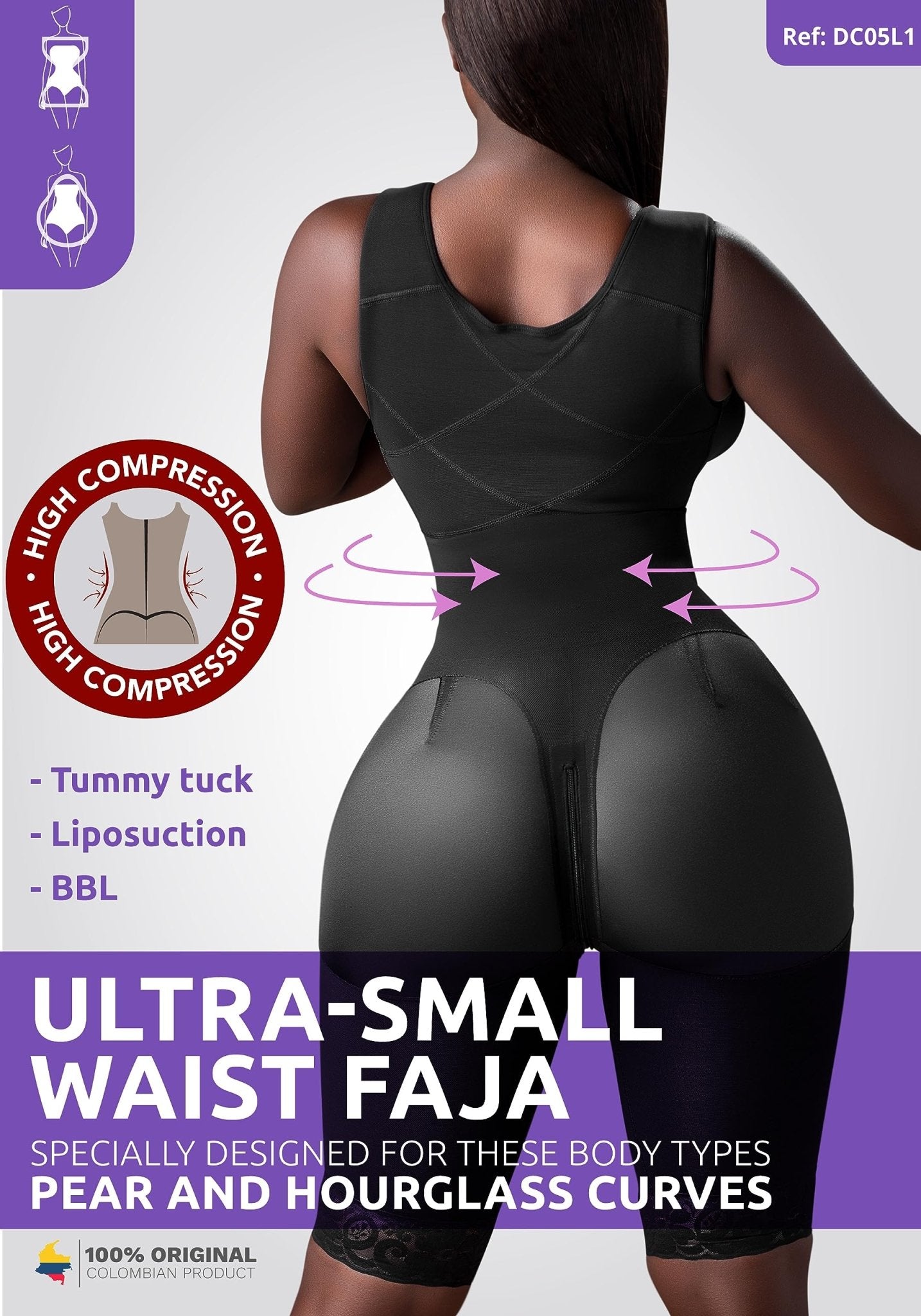 Shapewear Bodysuit for Women - THE BEAUTY ANATOMY