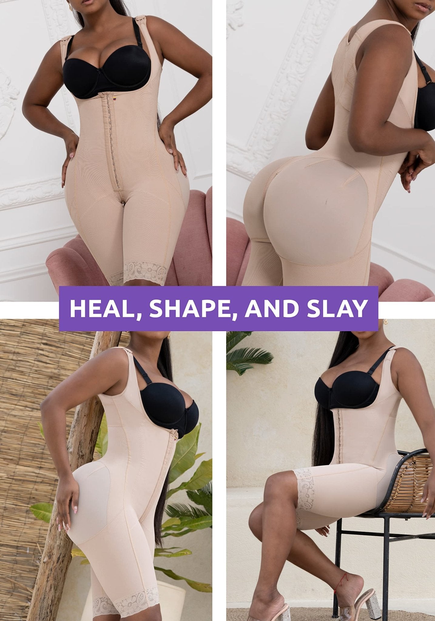 Shapewear Bodysuit for Women - THE BEAUTY ANATOMY