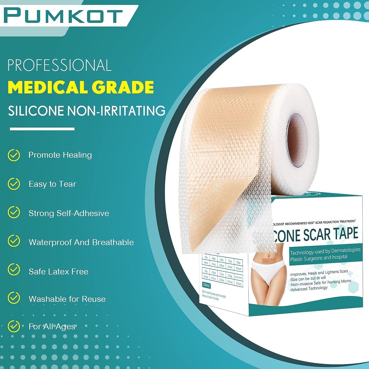 Silicone Scar Sheets - THE BEAUTY ANATOMY