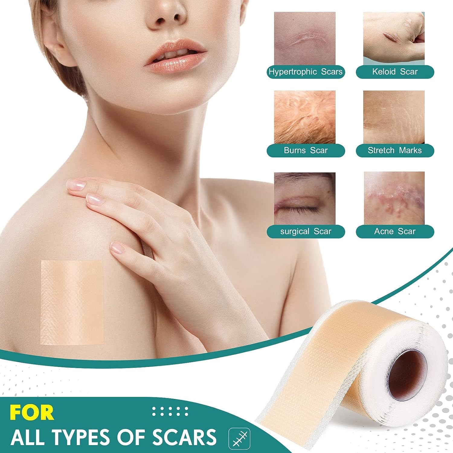 Silicone Scar Sheets - THE BEAUTY ANATOMY