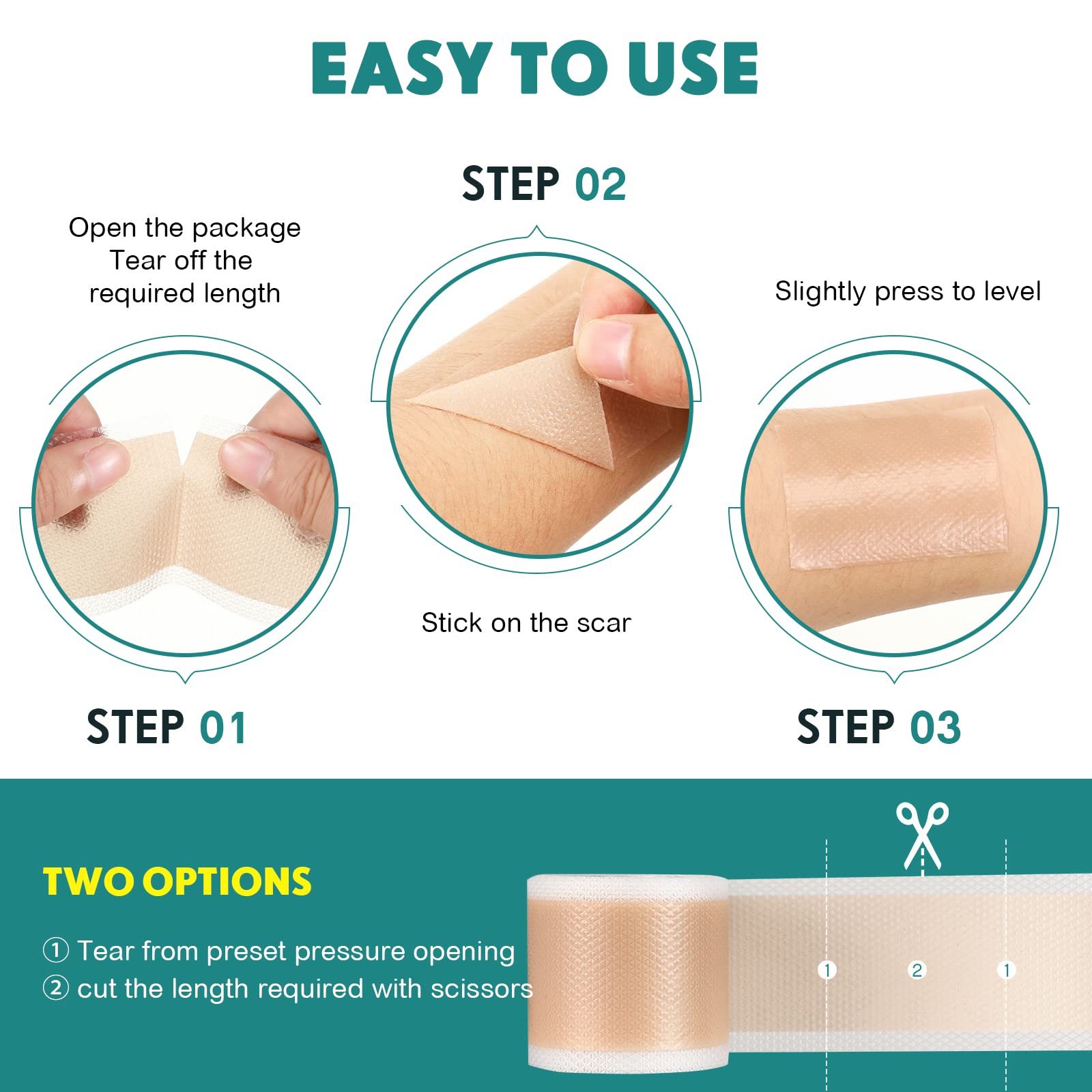 Silicone Scar Sheets - THE BEAUTY ANATOMY