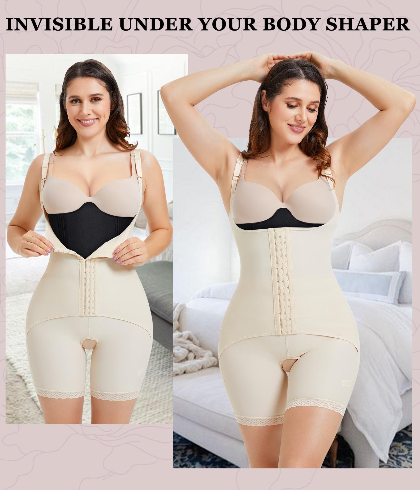 YERKOAD 360 Lipo Foam Ab Board Post Surgery Liposuction Abdominal Compression Boards Belly Wrap Lipo Recovery Waist Cincher(Black, One size) - THE BEAUTY ANATOMY